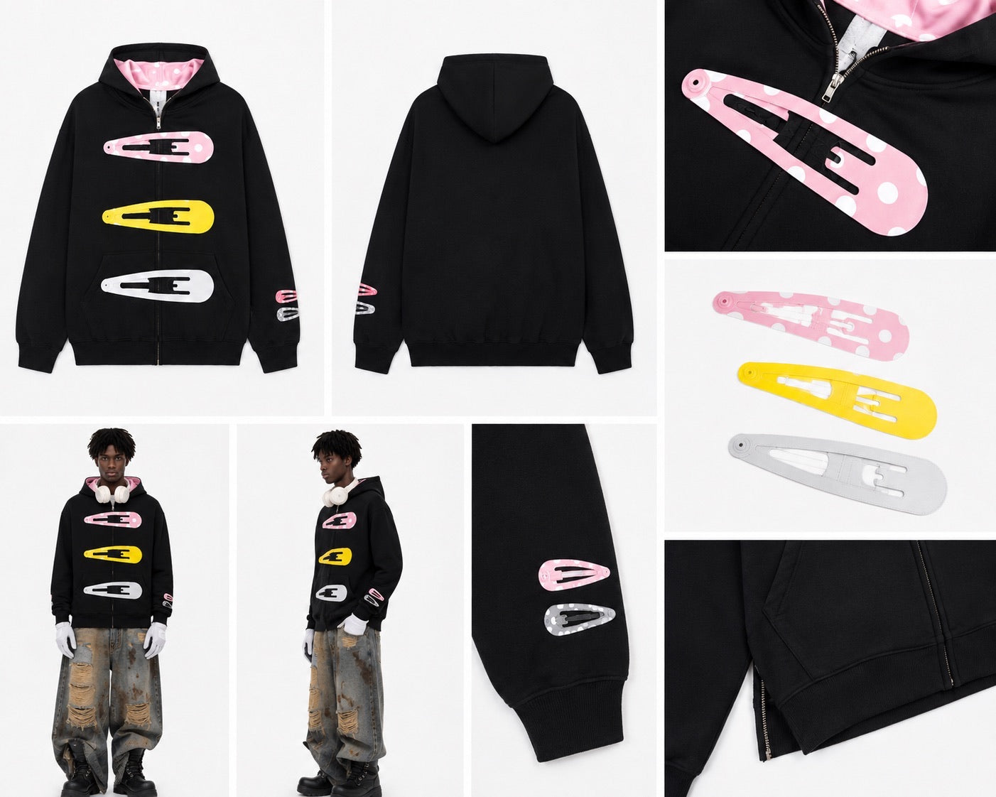 Harajuku Clip Hoodie